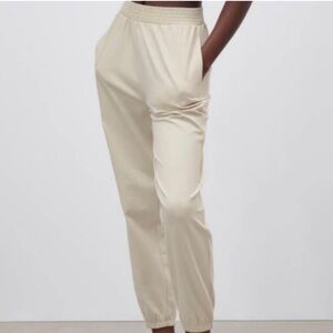 NWT Zara beige jogger pants